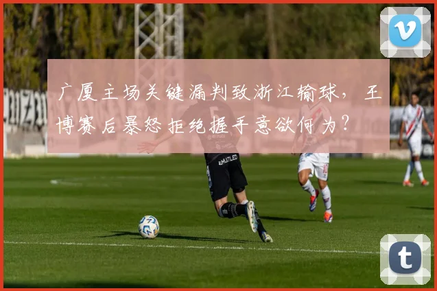 广厦主场关键漏判致浙江输球，王博赛后暴怒拒绝握手意欲何为？
